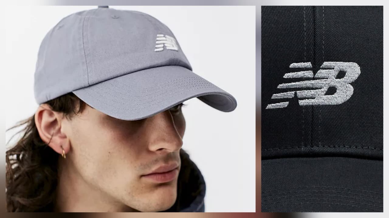 Gorra clara con logo metalico